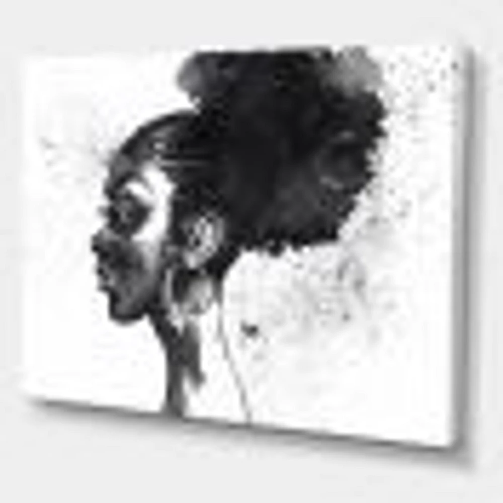 Monochrome Portrait of African American Woman I  Wall Art