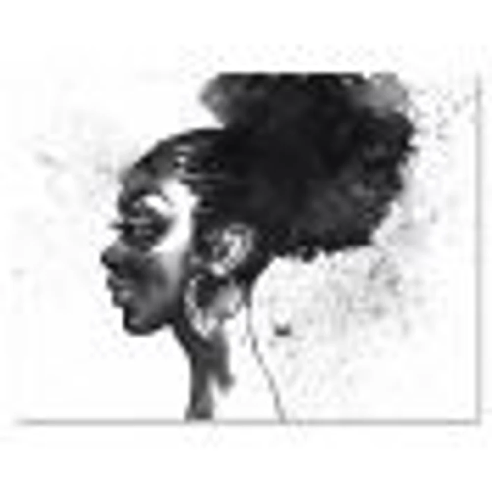 Monochrome Portrait of African American Woman I  Wall Art