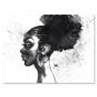 Monochrome Portrait of African American Woman I  Wall Art