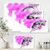 Afro American Woman Fashion Portrait  Wall Art