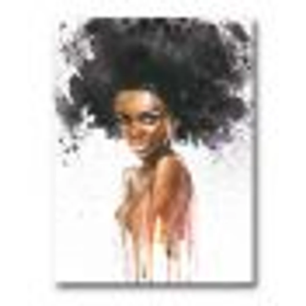 Portrait of African American Woman VII  Wall Art