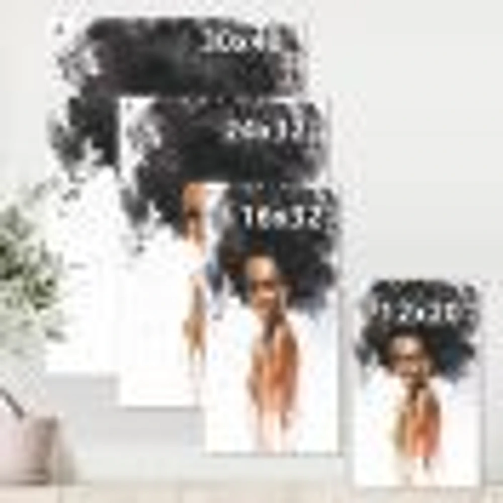 Portrait of African American Woman VII  Wall Art