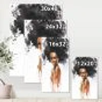 Portrait of African American Woman VII  Wall Art