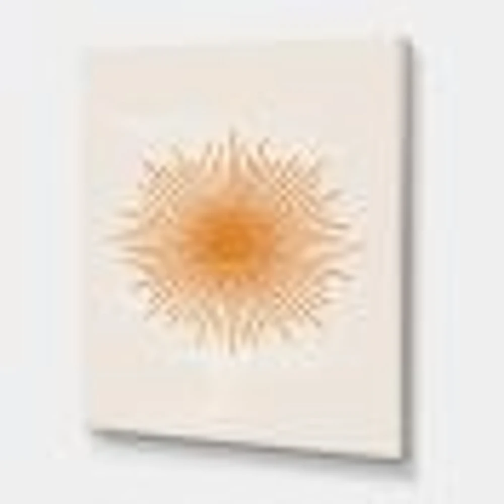 Orange Sun Print II  Wall Art