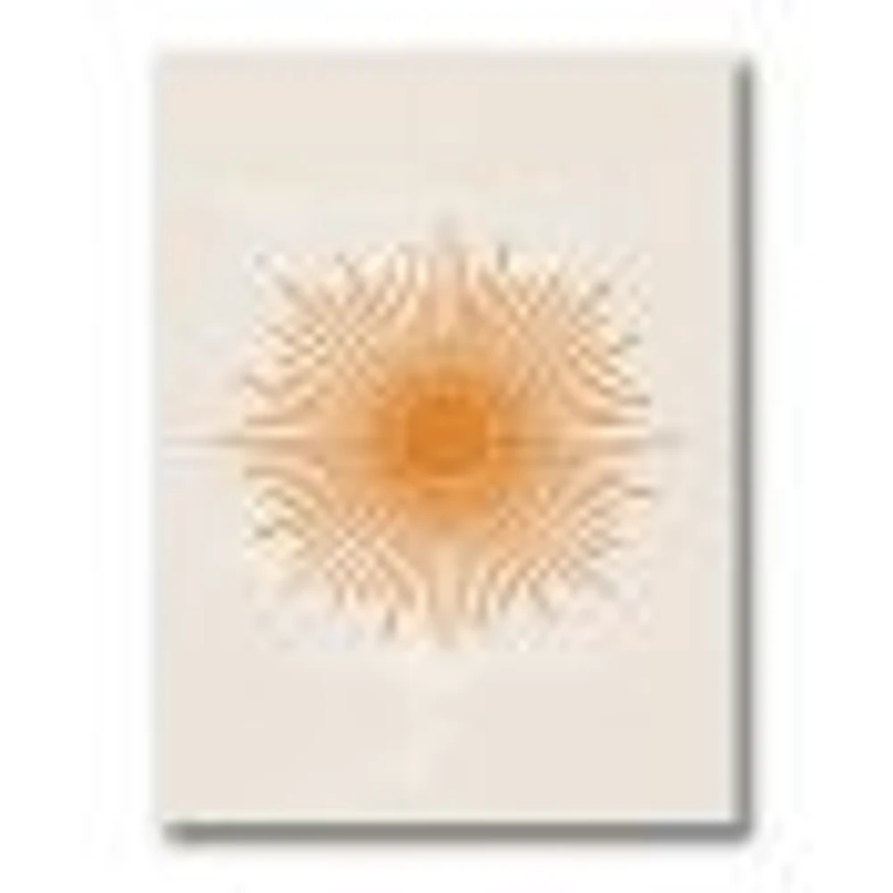 Orange Sun Print II  Wall Art