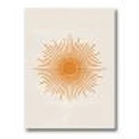 Toile « Orange Sun Print II »