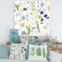 Toile « WildFlowers Chamomile and Clover Bell II