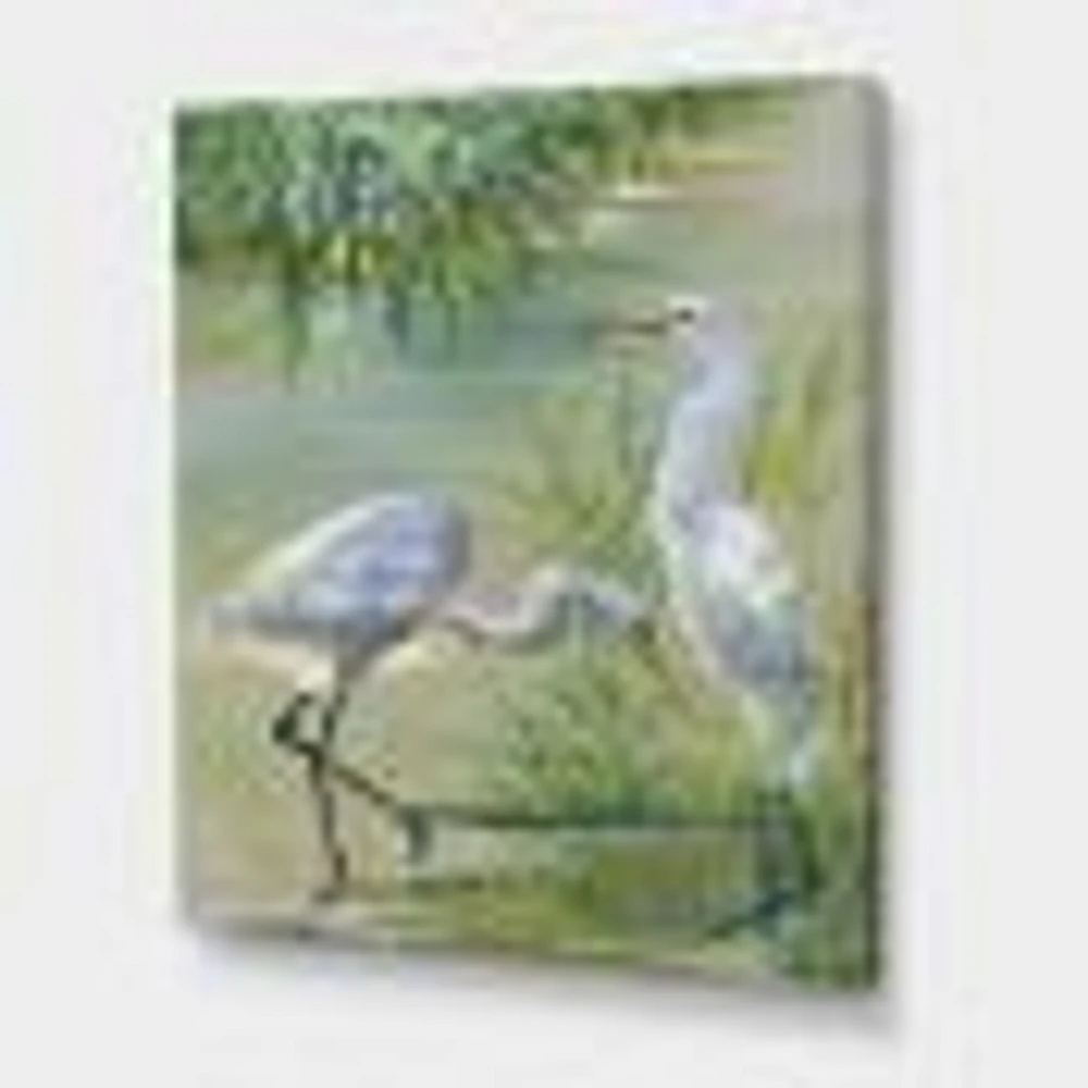 Toile « Heron Birds I »