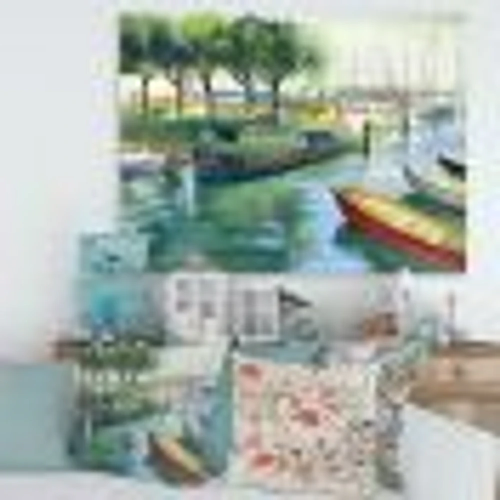 Boats Green Spring  Wall Art