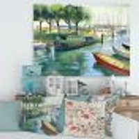 Boats Green Spring  Wall Art