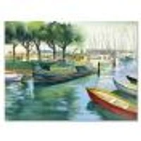 Boats Green Spring  Wall Art