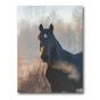 Portrait of A Horse on An Autumn Morning  Wall Art