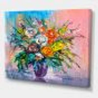 Bouquet of VIbrant Flowers  Wall Art