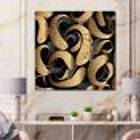 Modern Abstract Paisley  Canvas Wall Art Print