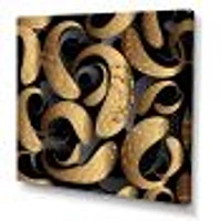 Modern Abstract Paisley  Canvas Wall Art Print