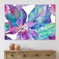 Orchid Seamless Pattern 3 Canvas Wall Art Print