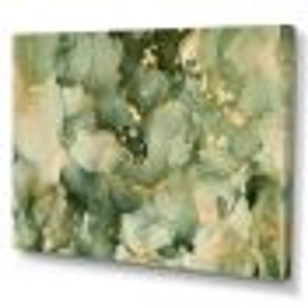 Luxury Abstract Fluid Art I Canvas Wall Print