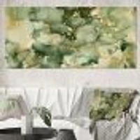 Luxury Abstract Fluid Art I Canvas Wall Print