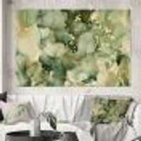 Luxury Abstract Fluid Art I Canvas Wall Print