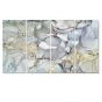 Grey Tender and Dreamy Wallpaper VII Canvas Wall Art Print Panels