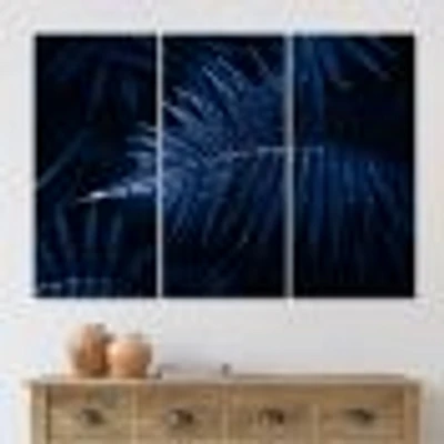 3 Panneau de toile imprimée « Tropical Leaves The Color of Year 2020 »