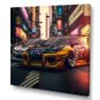 Tunning Car Drifting Tokyo Wall Art