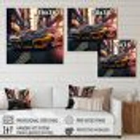 Tunning Car Drifting Tokyo Wall Art