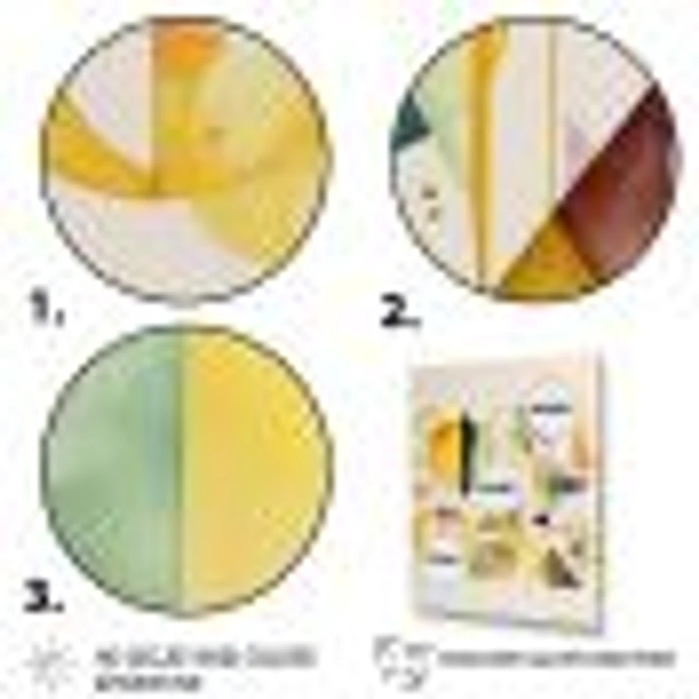 Yellow Multi Shape Abstract I Wall Art