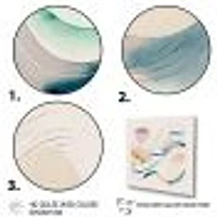 Multi-Color Pastel Waves Wall Art