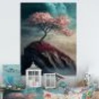 Mountain Top Cherry Blossom IV Wall Art