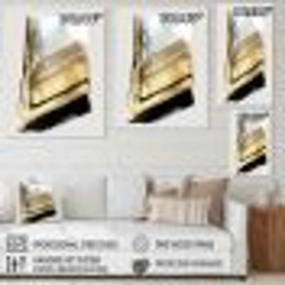 Black And Gold Cubic Expression XI Wall Art