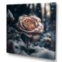 A Blooming Rose Flower Forest Wall Art