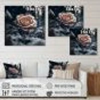 A Blooming Rose Flower Forest Wall Art