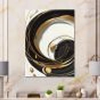 Gold Glamour Circle Wall Art