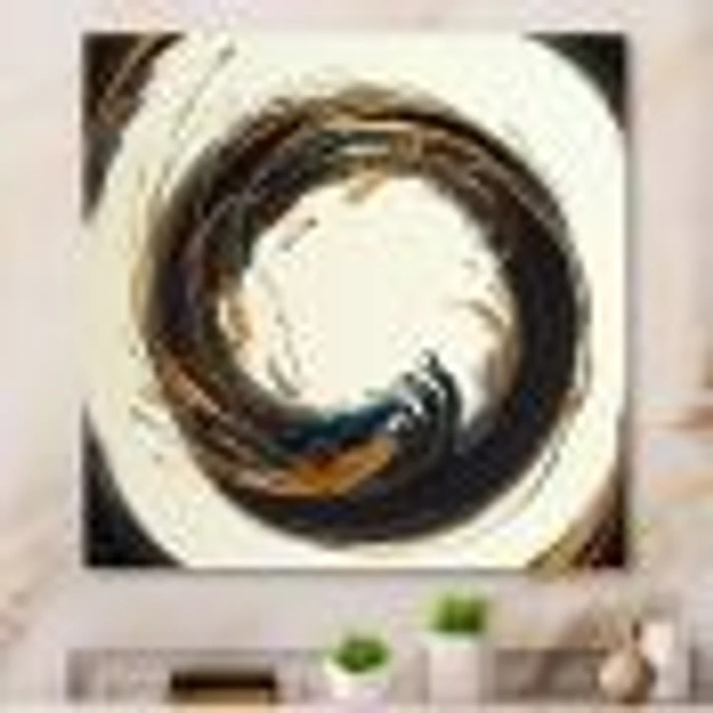 Gold Glamour Circle 1 Wall Art