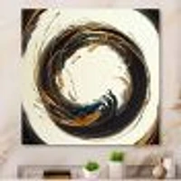 Gold Glamour Circle 1 Wall Art