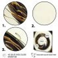 Gold Glamour Circle 1 Wall Art