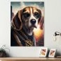 Beagle Gangster NYC Wall Art