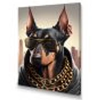 Doberman Gangster NYC I Wall Art