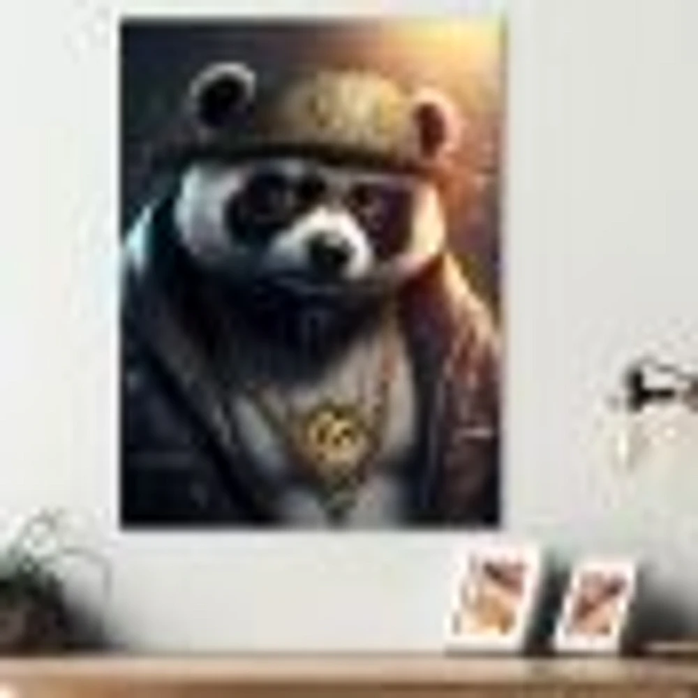 Panda Gangster NYC I Wall Art