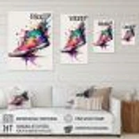 Multicolor Sneaker Shoe I Wall Art