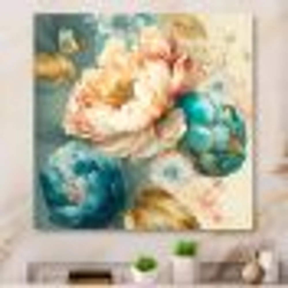 Multi-Color Blooming Flowers V Wall Art