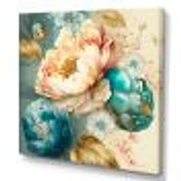 Multi-Color Blooming Flowers V Wall Art