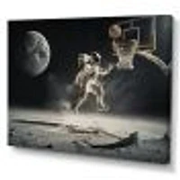 Easy Point On The Moon I Wall Art