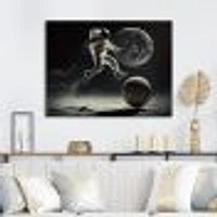 Soccer On The Moon Wall Art