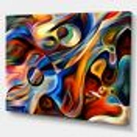 Abstract Music and Rhythm  Canvas Art Print