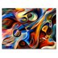 Abstract Music and Rhythm  Canvas Art Print