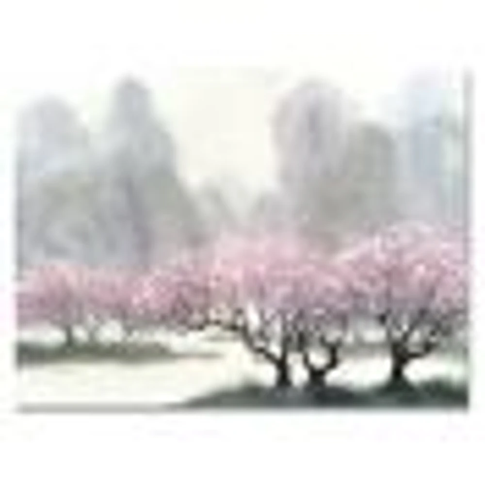 Toile imprimée « Flowering Trees at Spring »