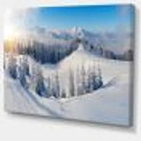 Toile « Winter Mountains Panorama