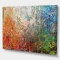 Board Stained Abstract Art  Canvas Print